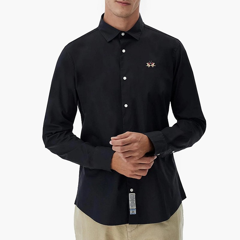 La Martina Shirt.Poplin Ανδρικό Πουκάμισο