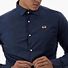 La Martina Shirt.Poplin Ανδρικό Πουκάμισο La Martina Shirt.Poplin-DarkBlue