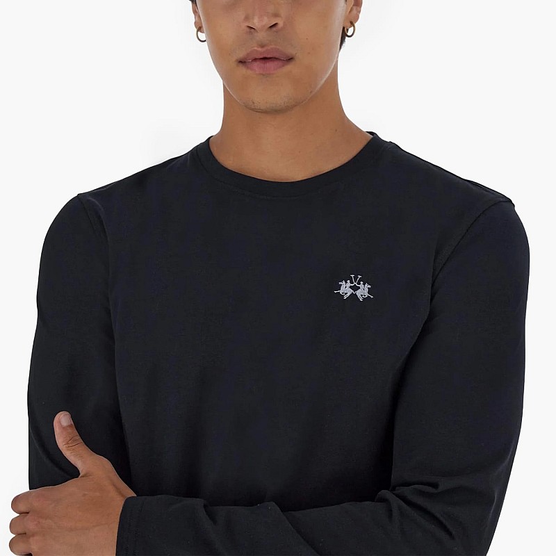 La Martina Small.Lg.Jersey Ανδρική Μπλούζα La Martina Small.Lg.Jersey Ανδρική Μπλούζα