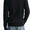 GANT Cab.Neck Ανδρικά Μπλούζες Gant Cab.Neck-Black