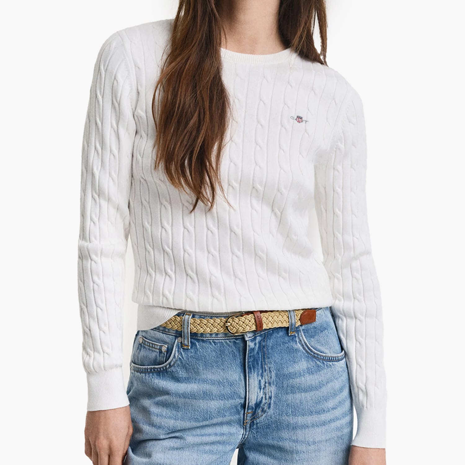 GANT Cable.Knit Γυνακεία Μπλούζες - Τοπ