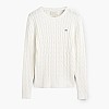 GANT Cable.Knit Γυνακεία Μπλούζες - Τοπ Gant Cable.Knit-White