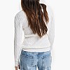 GANT Cable.Knit Γυνακεία Μπλούζες - Τοπ Gant Cable.Knit-White
