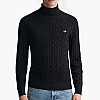 GANT Cable.Turtle Ανδρικά Μπλούζες Gant Cable.Turtle-Black