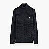GANT Cable.Turtle Ανδρικά Μπλούζες Gant Cable.Turtle-Black