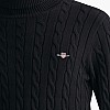 GANT Cable.Turtle Ανδρικά Μπλούζες Gant Cable.Turtle-Black