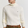 Gant Cable.Turtle-White