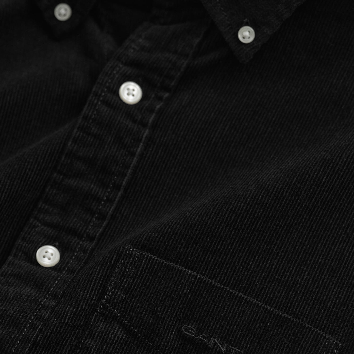 GANT Corduroy.Shirt Ανδρικά Πουκάμισα Gant Corduroy.Shirt-Black