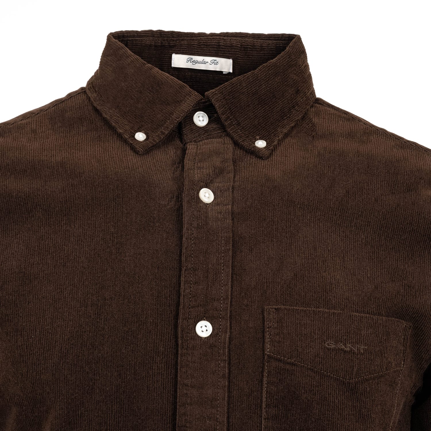 GANT Corduroy.Shirt Ανδρικά Πουκάμισα Gant Corduroy.Shirt-Brown