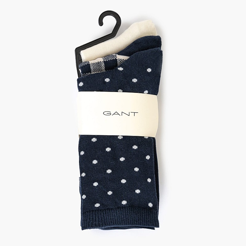 GANT Dot.Gingham.3Pack Γυναικεία Κάλτσα