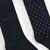 GANT Dotsolid.2Pack Μans Socks Gant Dotsolid.2Pack-DarkBlue