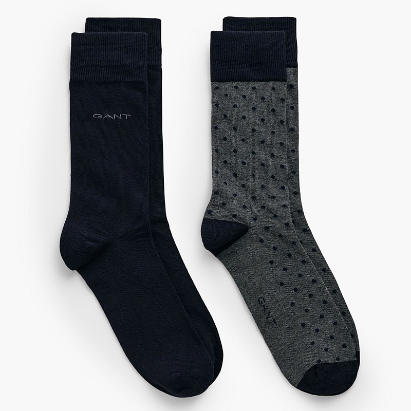 GANT Dotsolid.2Pack Ανδρική Κάλτσα