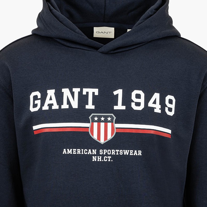 GANT Graphic.Hoodie Ανδρικά Φούτερ