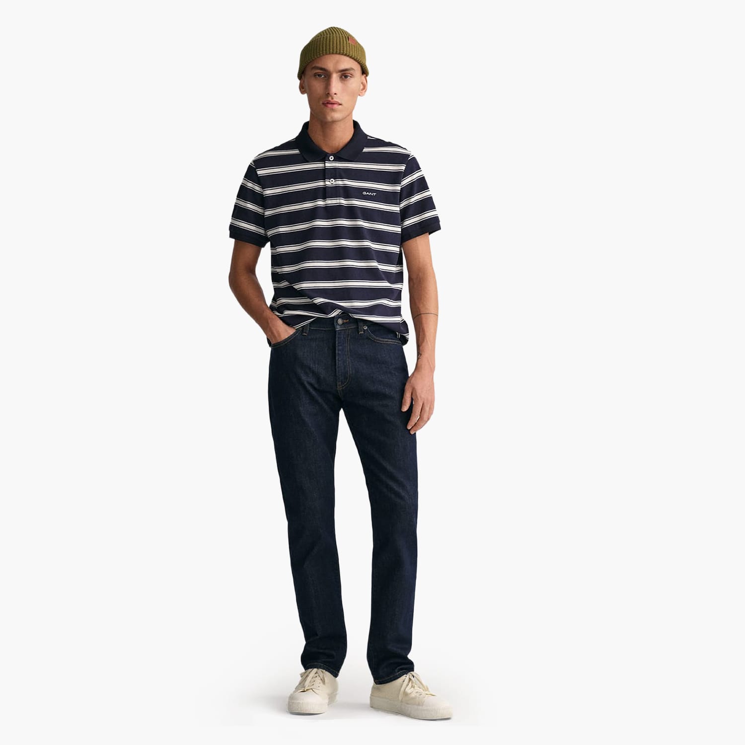 GANT Jeans.Sl Ανδρικό Παντελόνι Gant Jeans.Sl-DarkBlue