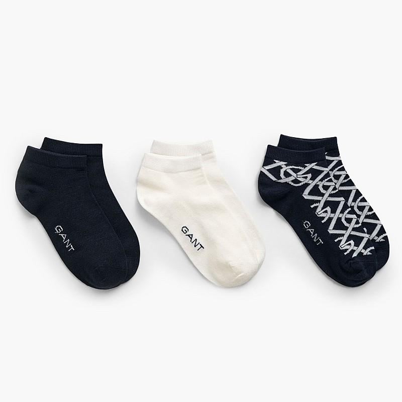 GANT Monogram.3Pack Γυναικεία Κάλτσα