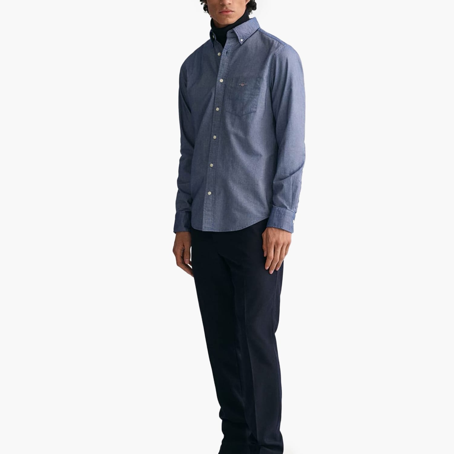 GANT Oxford.Shirt Ανδρικά Πουκάμισα Gant Oxford.Shirt-Blue