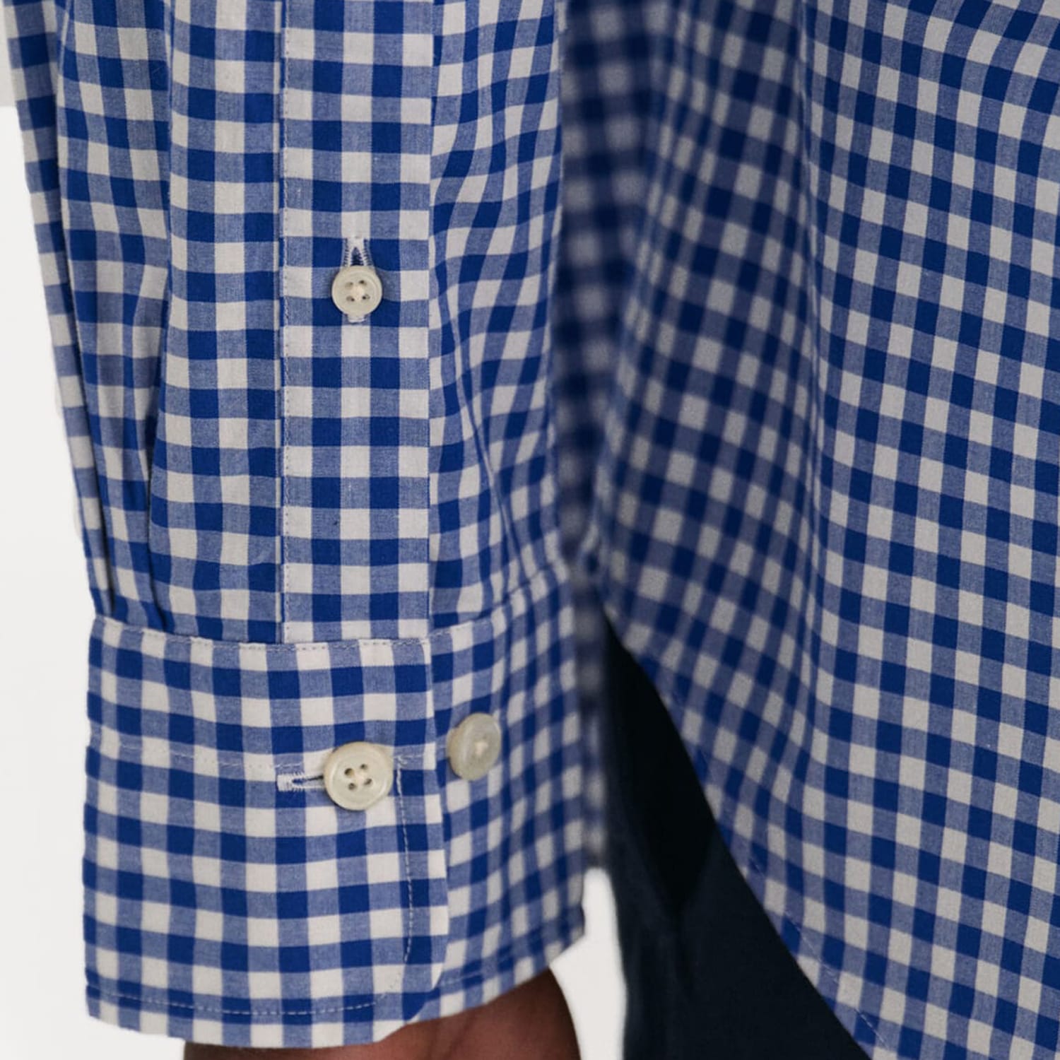 GANT Pop.Gingham Ανδρικά Πουκάμισα Gant Pop.Gingham-Blue