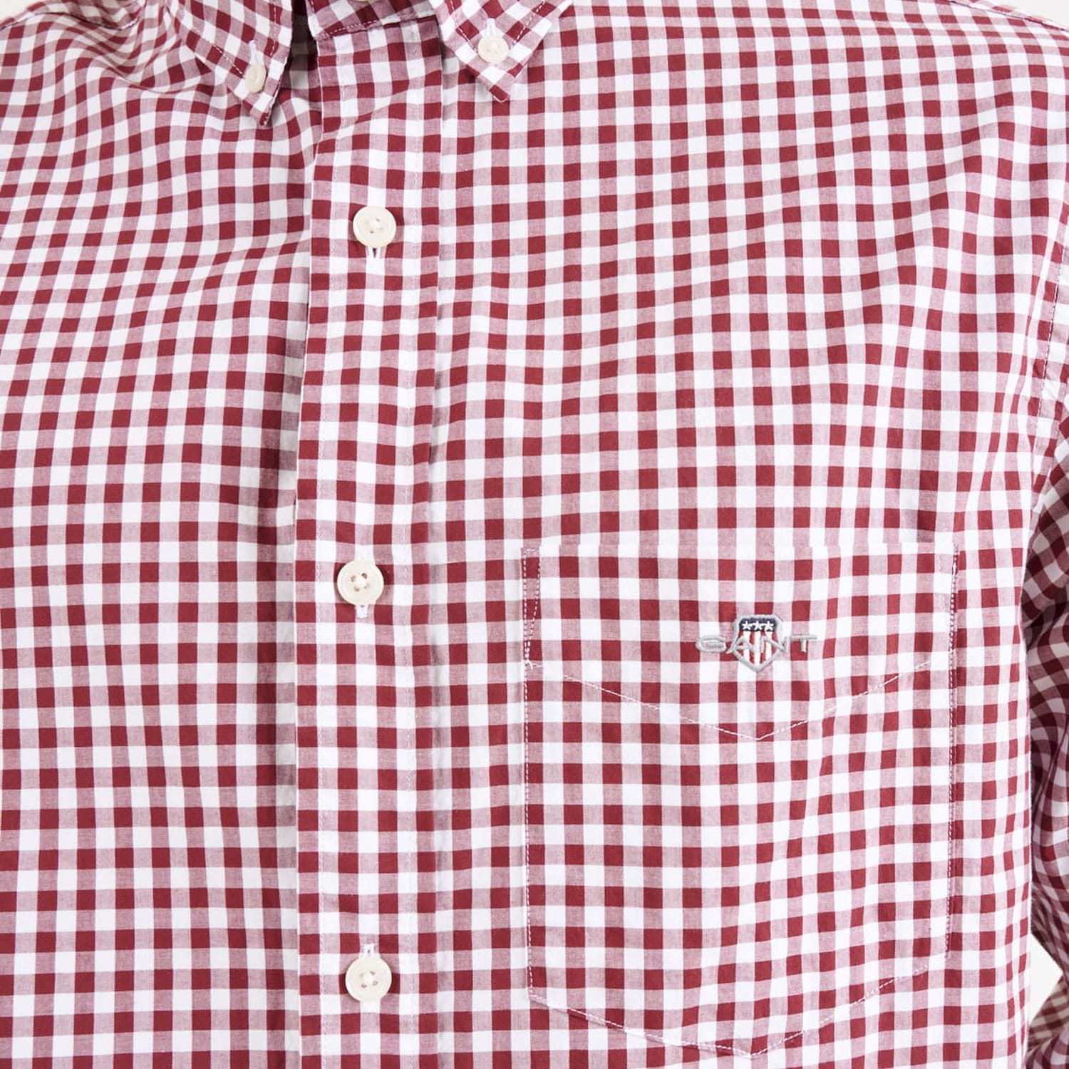 GANT Pop.Gingham Ανδρικά Πουκάμισα Gant Pop.Gingham-Red