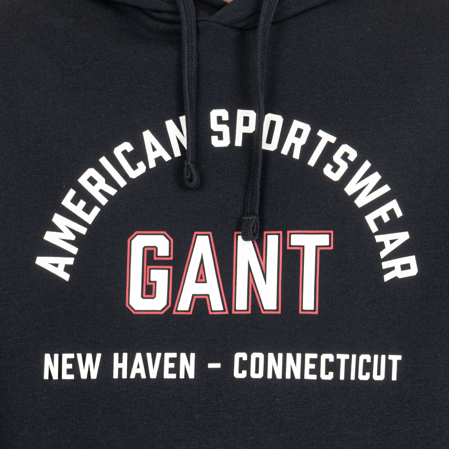GANT Printed.Hoodie Ανδρικά Φούτερ Gant Printed.Hoodie-Black