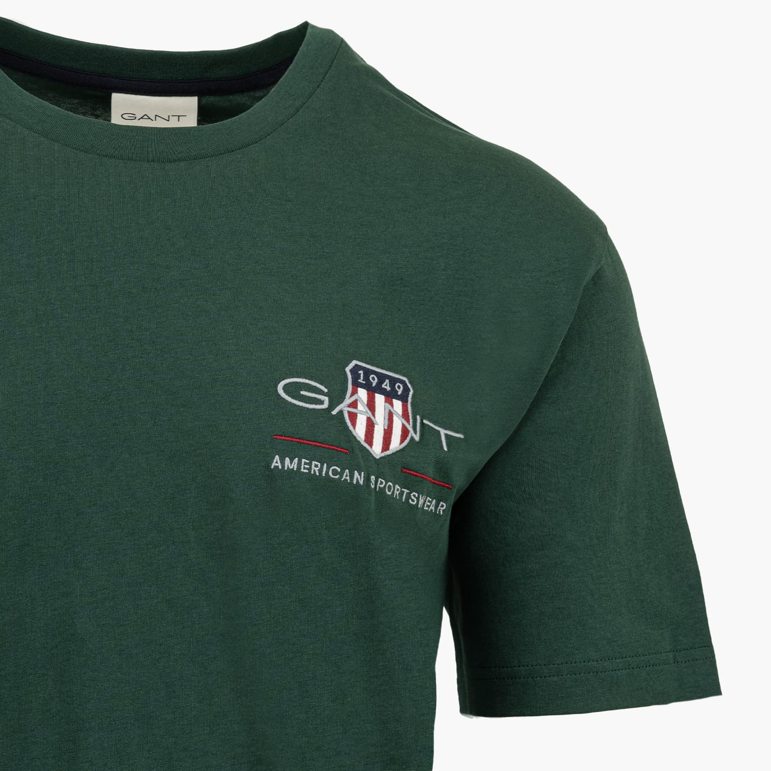 GANT Reg.Emb Ανδρικά Μπλούζες Gant Reg.Emb-Green