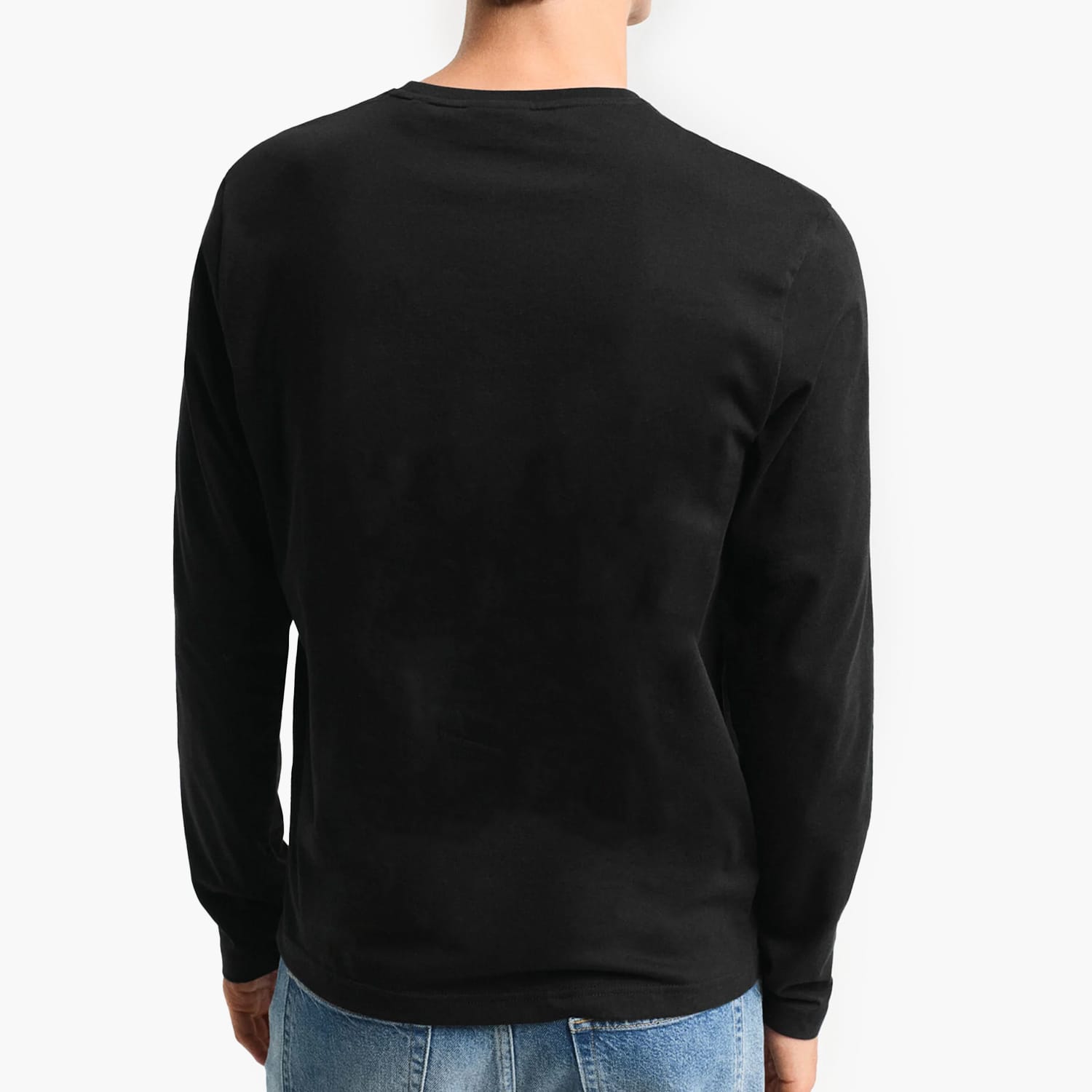 GANT Reg.Ls Ανδρικά Μπλούζες Gant Reg.Ls-Black