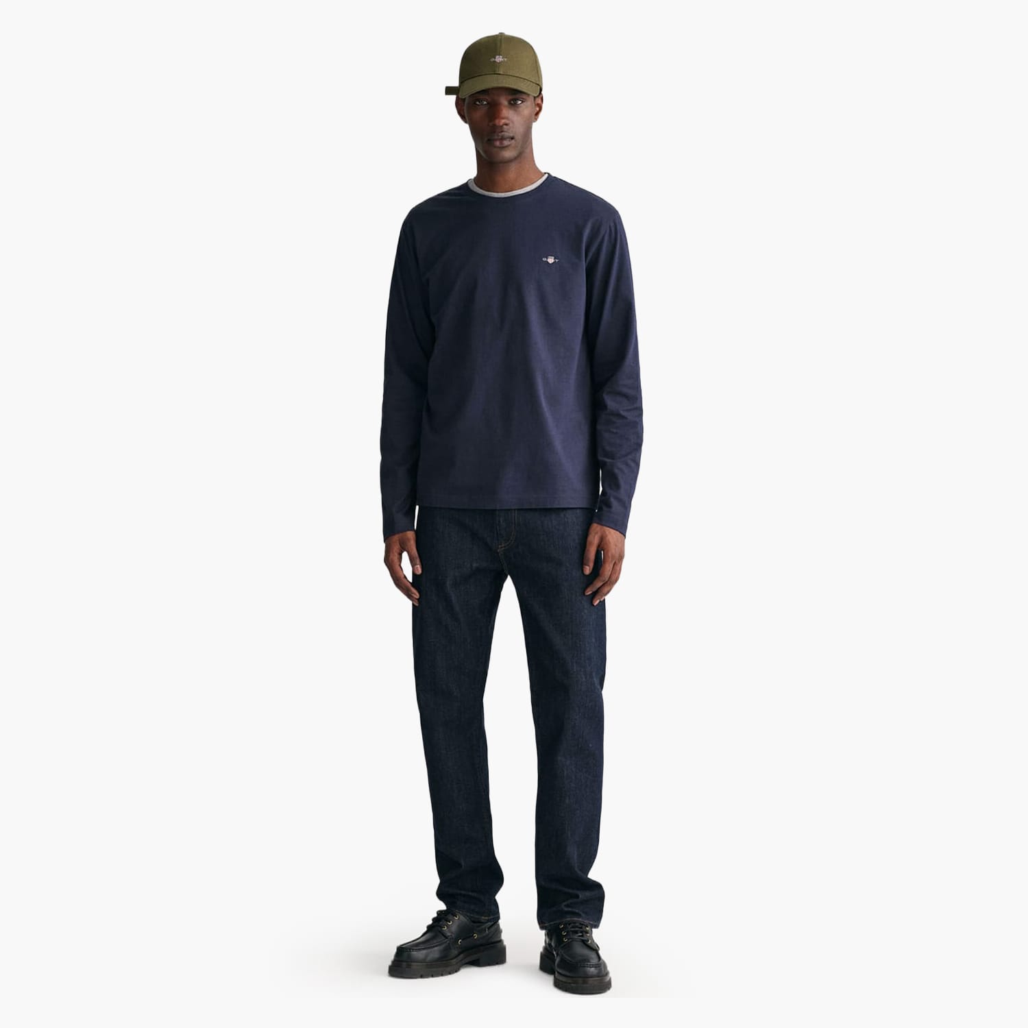 Gant Reg.Ls-DarkBlue