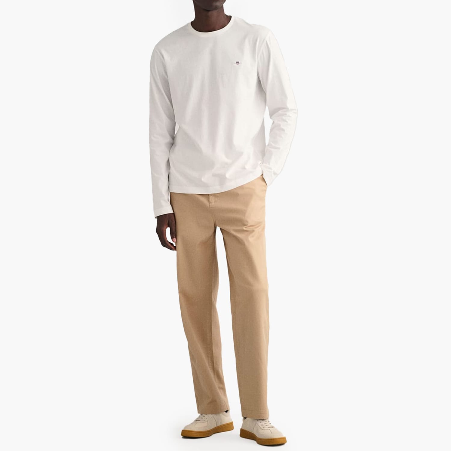 GANT Reg.Ls Ανδρικά Μπλούζες Gant Reg.Ls-White