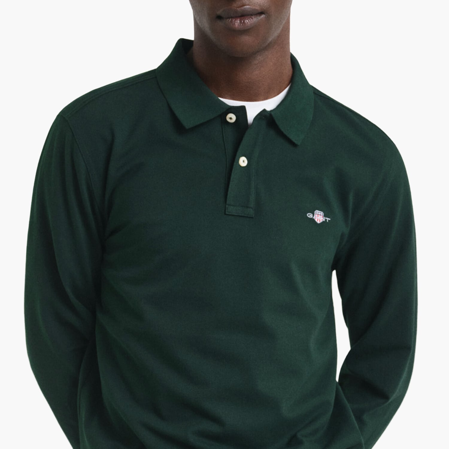 GANT Reg.Pique.G Ανδρική Μπλούζα Gant Reg.Pique.G-Green