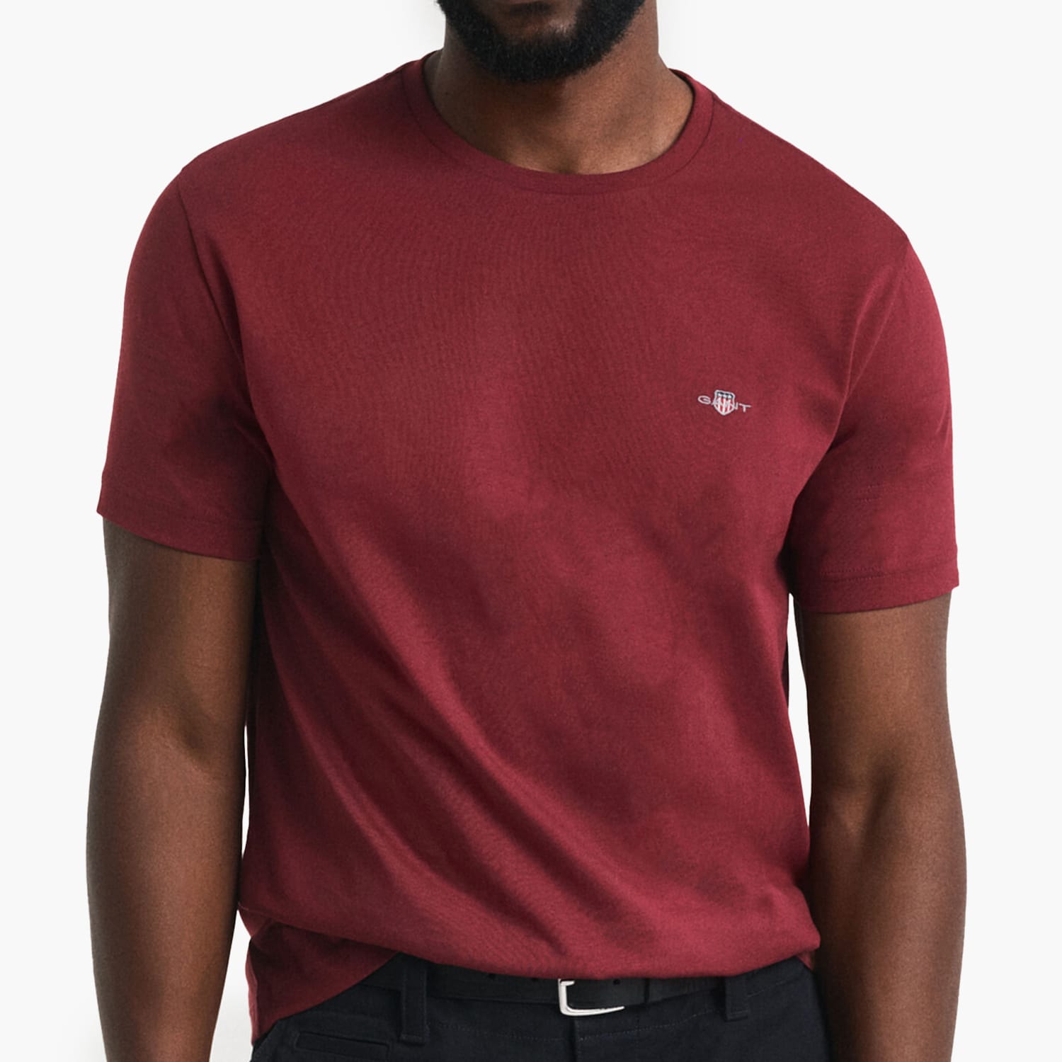 GANT Reg.Ss Ανδρικά Μπλούζες Gant Reg.Ss-Bordo