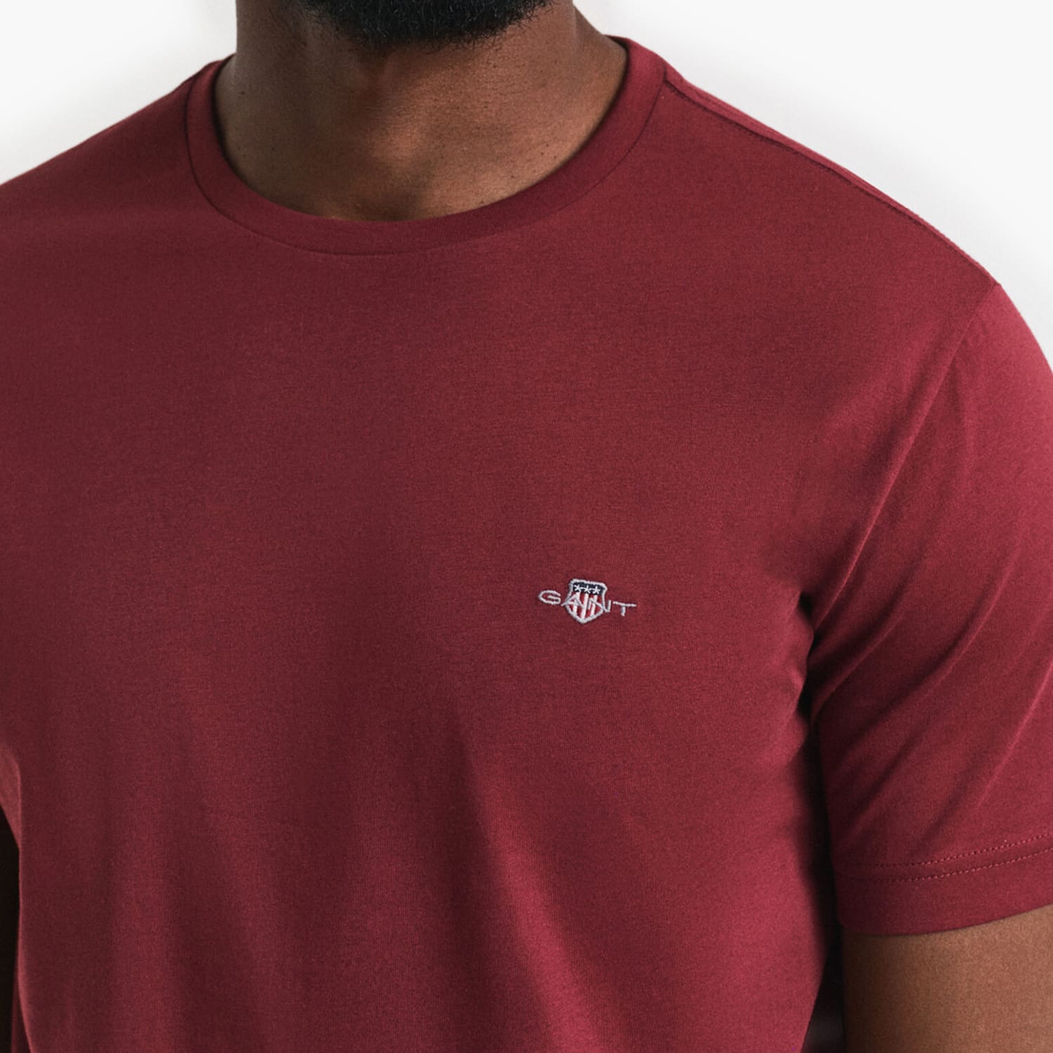 GANT Reg.Ss Ανδρικά Μπλούζες Gant Reg.Ss-Bordo
