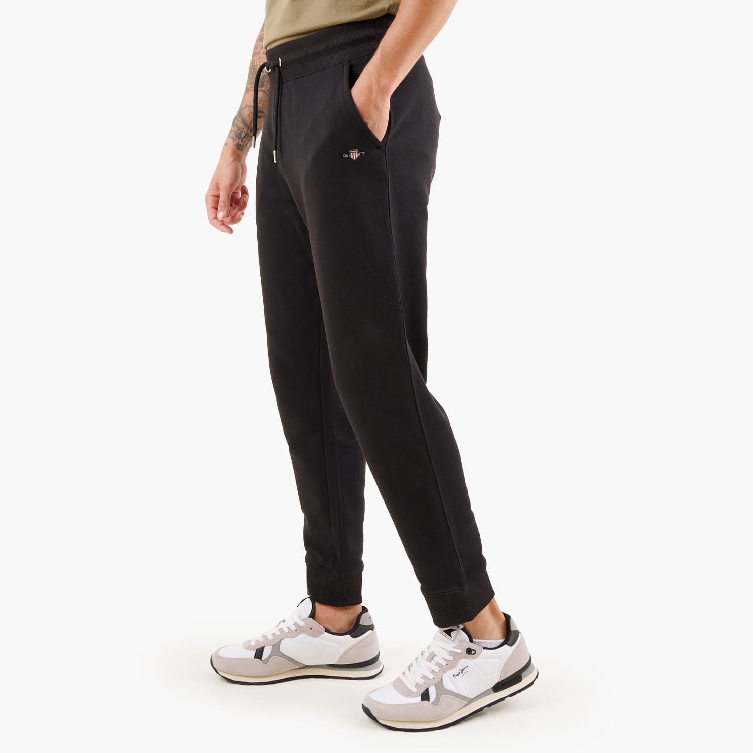 GANT Reg.Sweatpant Ανδρικό Παντελόνι Gant Reg.Sweatpant-Black