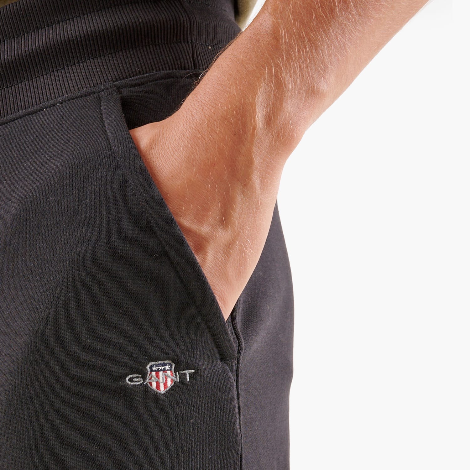 GANT Reg.Sweatpant Ανδρικό Παντελόνι Gant Reg.Sweatpant-Black