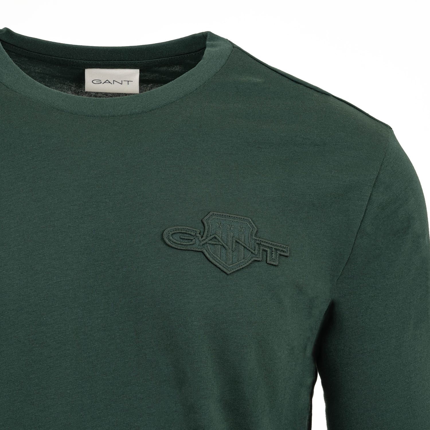 GANT Shield.Ls Ανδρικά Μπλούζες Gant Shield.Ls-Green