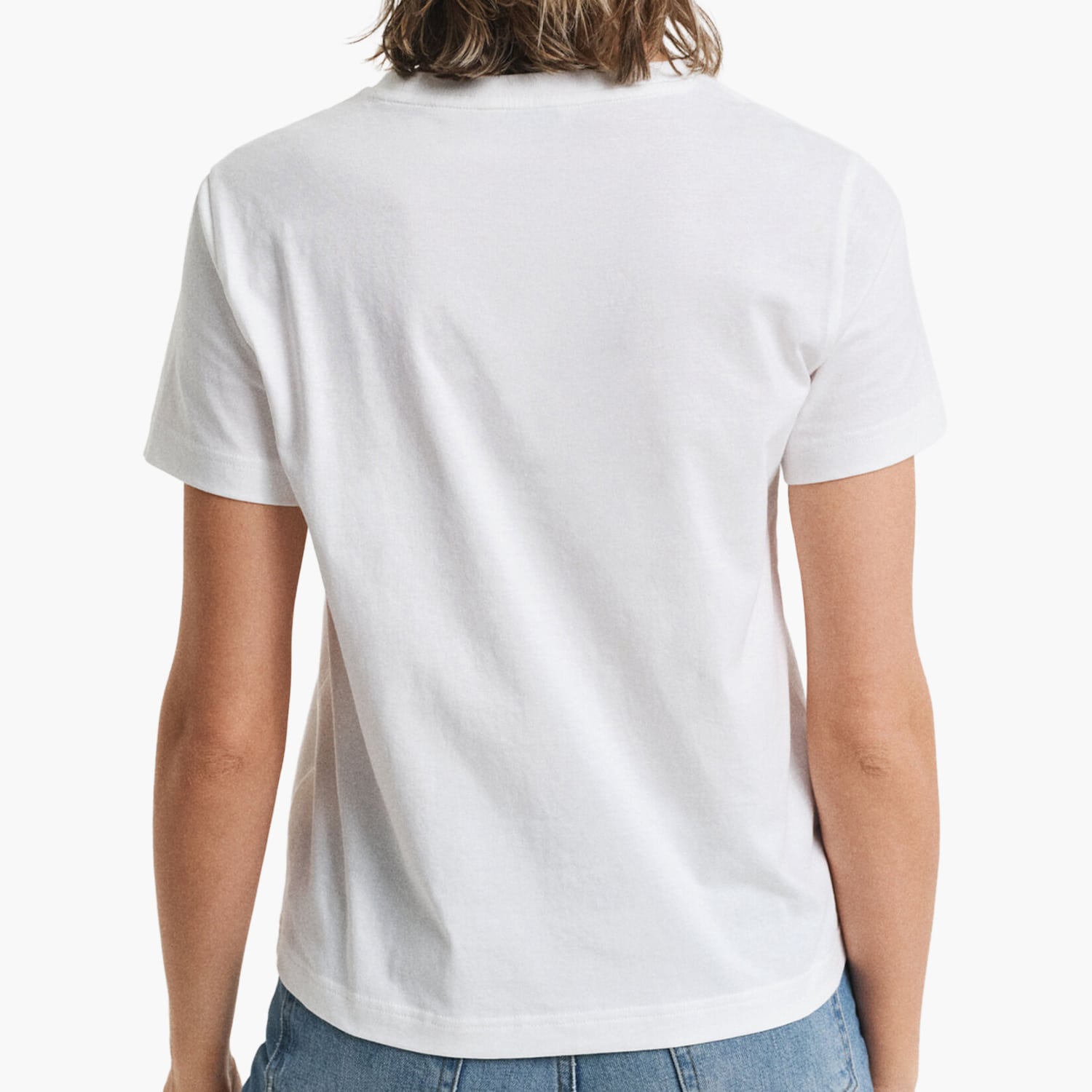 GANT Shield.Ss Γυνακεία Μπλούζα - Τοπ Gant Shield.Ss-White