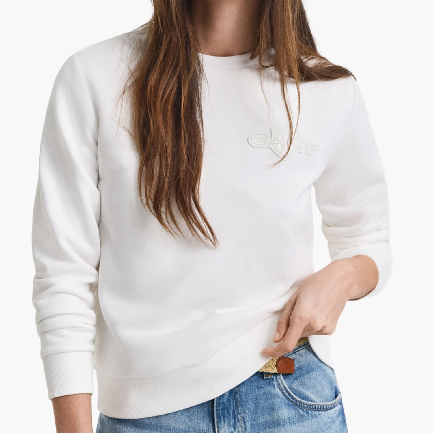 GANT Tonal.Cneck Γυνακεία Φούτερ