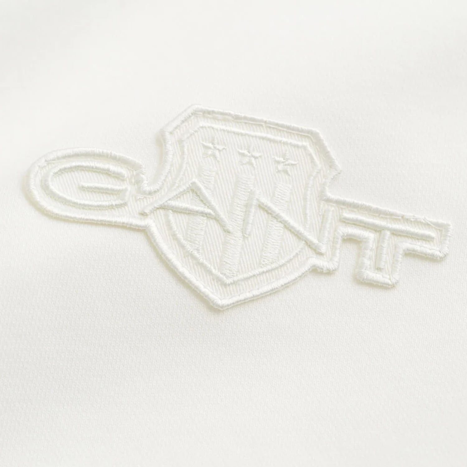 GANT Tonal.Cneck Γυνακεία Φούτερ Gant Tonal.Cneck-White