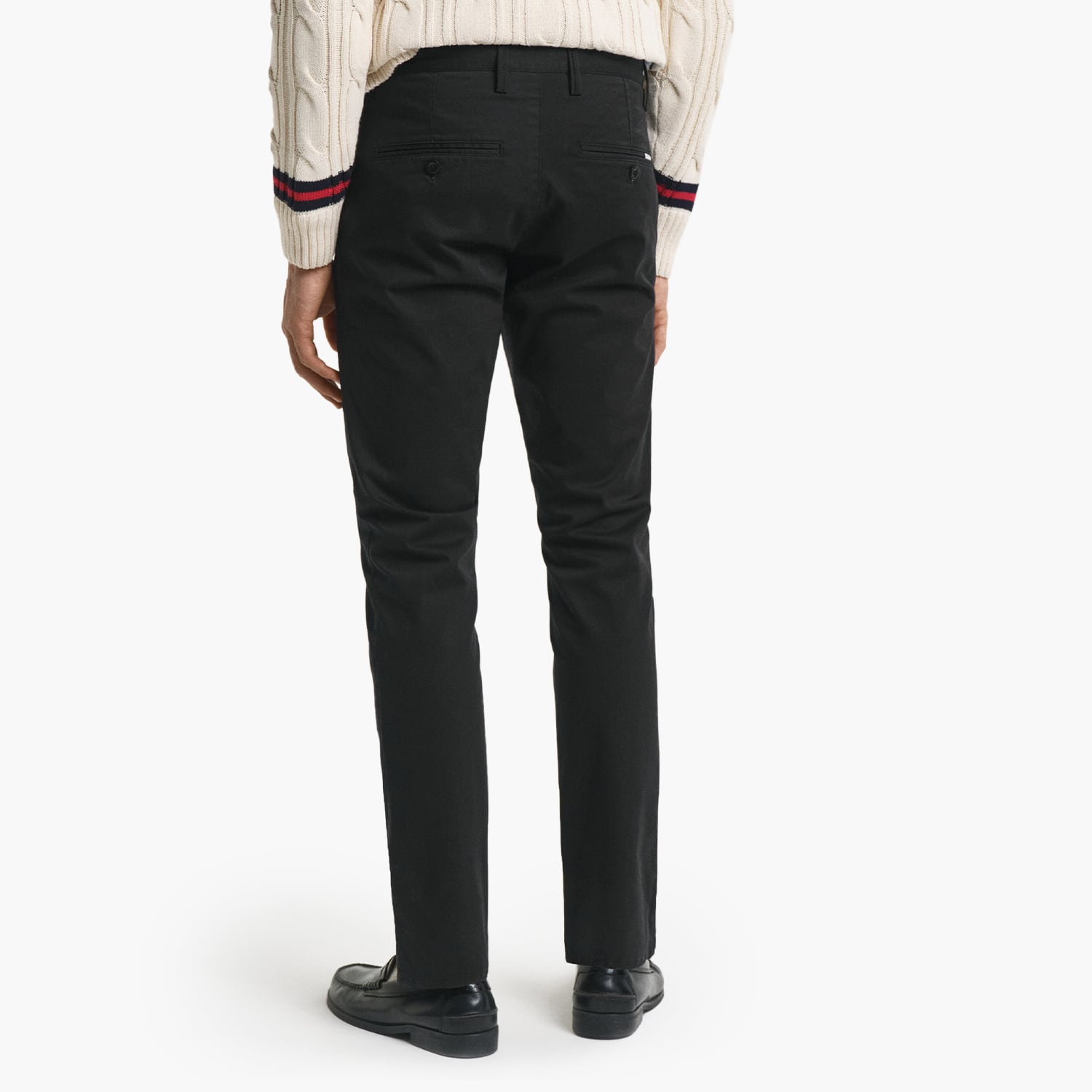 GANT Twill.Chino Ανδρικό Παντελόνι Gant Twill.Chino-Black
