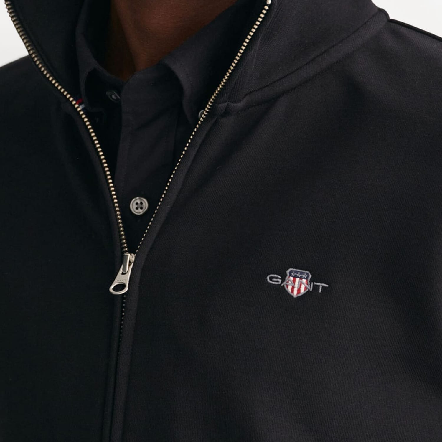 GANT Zip.Noh Ανδρική Ζακέτα Gant Zip.Noh-Black