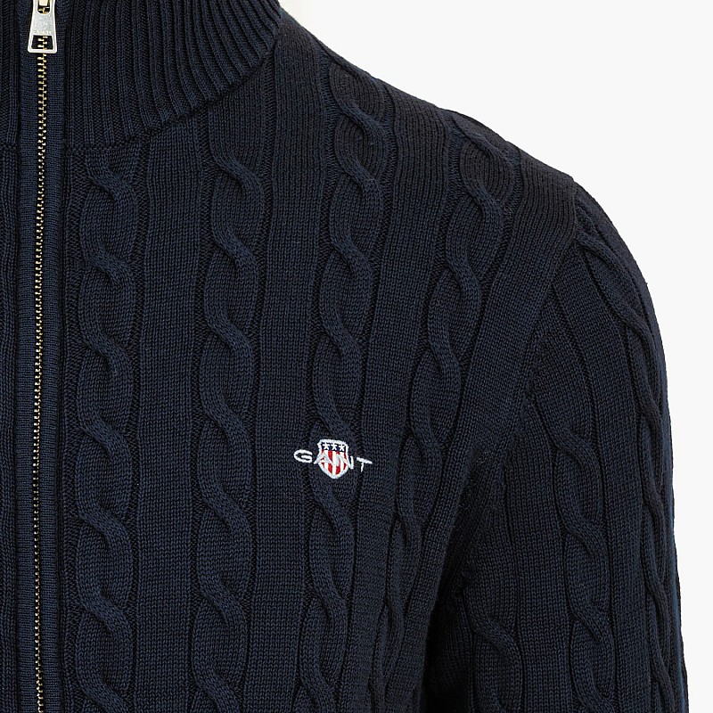 GANT Zipped.Cardigan Ανδρική Ζακέτα