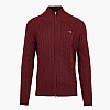 GANT Zipped.Cardigan Ανδρική Ζακέτα Gant Zipped.Cardigan-Red