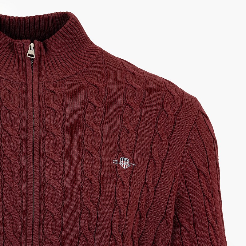 GANT Zipped.Cardigan Ανδρική Ζακέτα