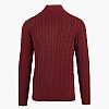GANT Zipped.Cardigan Ανδρική Ζακέτα Gant Zipped.Cardigan-Red
