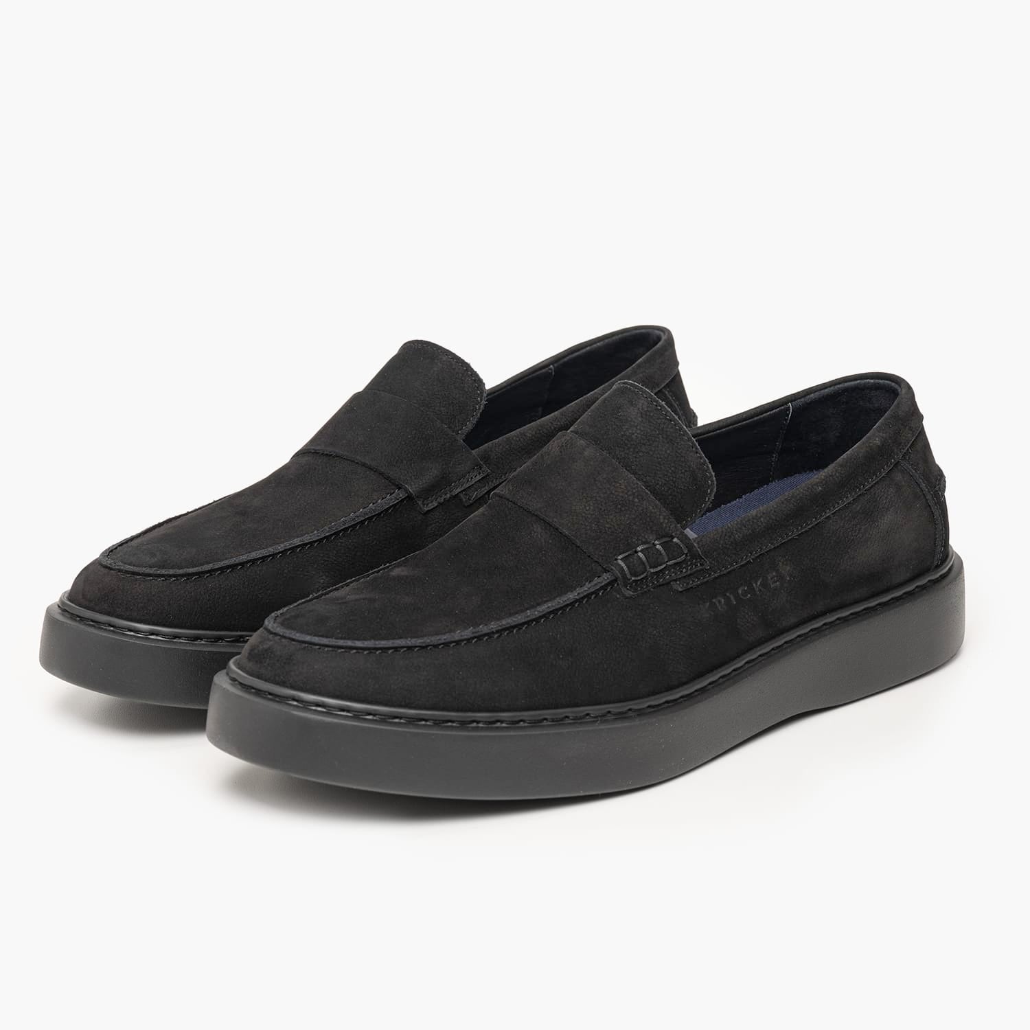 Kricket 1036B Mens Moccasin Kricket 1036B-Black
