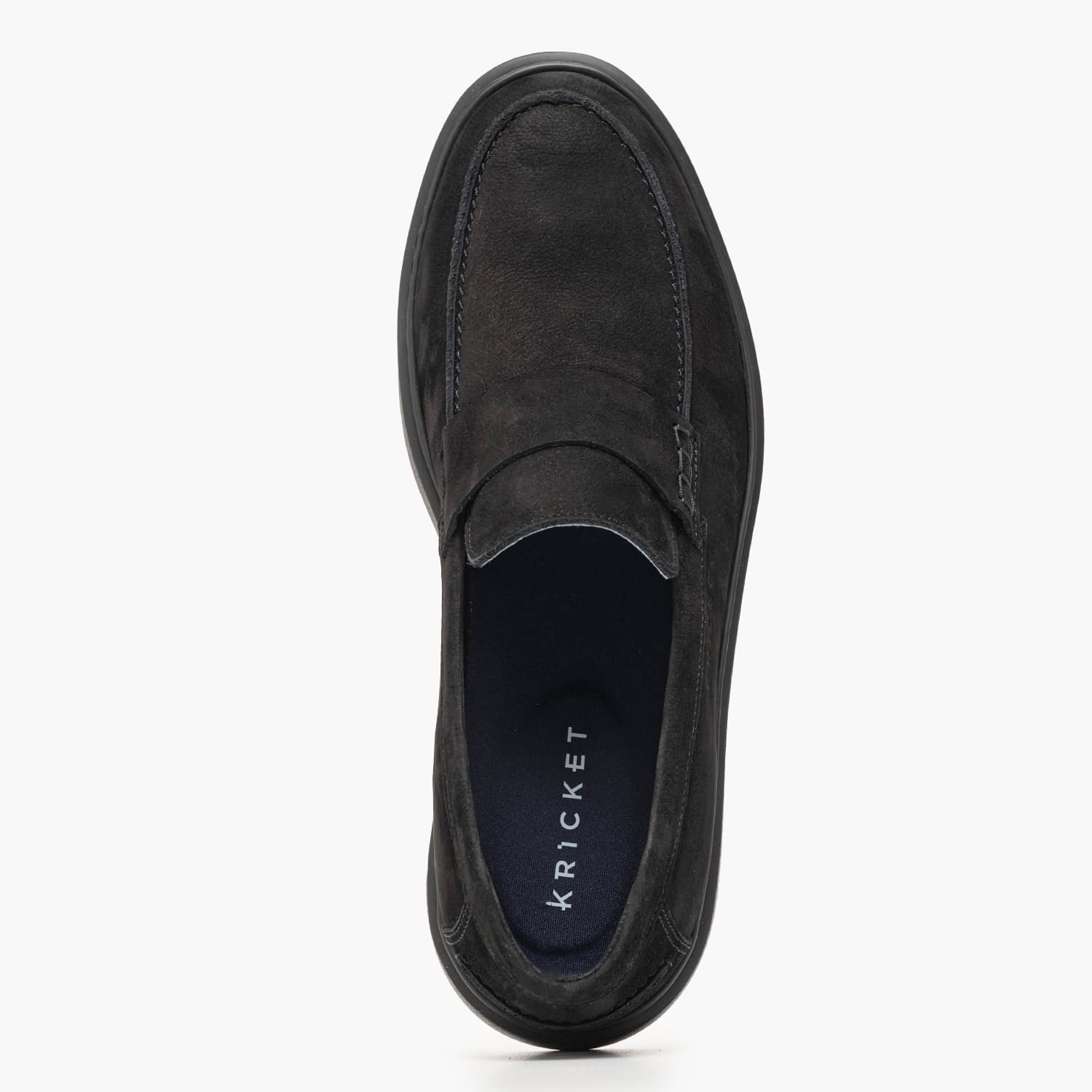 Kricket 1036B Mens Moccasin Kricket 1036B-Black