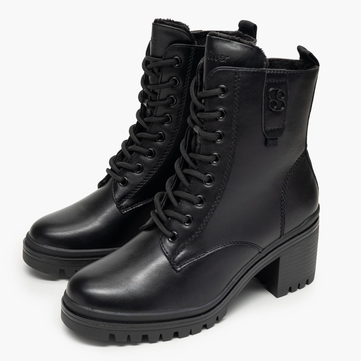 S.Oliver 25223 Γυναικείο Μποτάκι S.Oliver 25223-Black