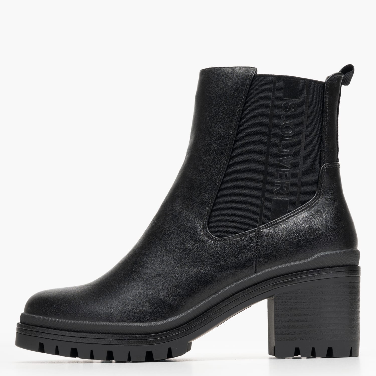 S.Oliver 25431 Γυναικείο Μποτάκι S.Oliver 25431-Black