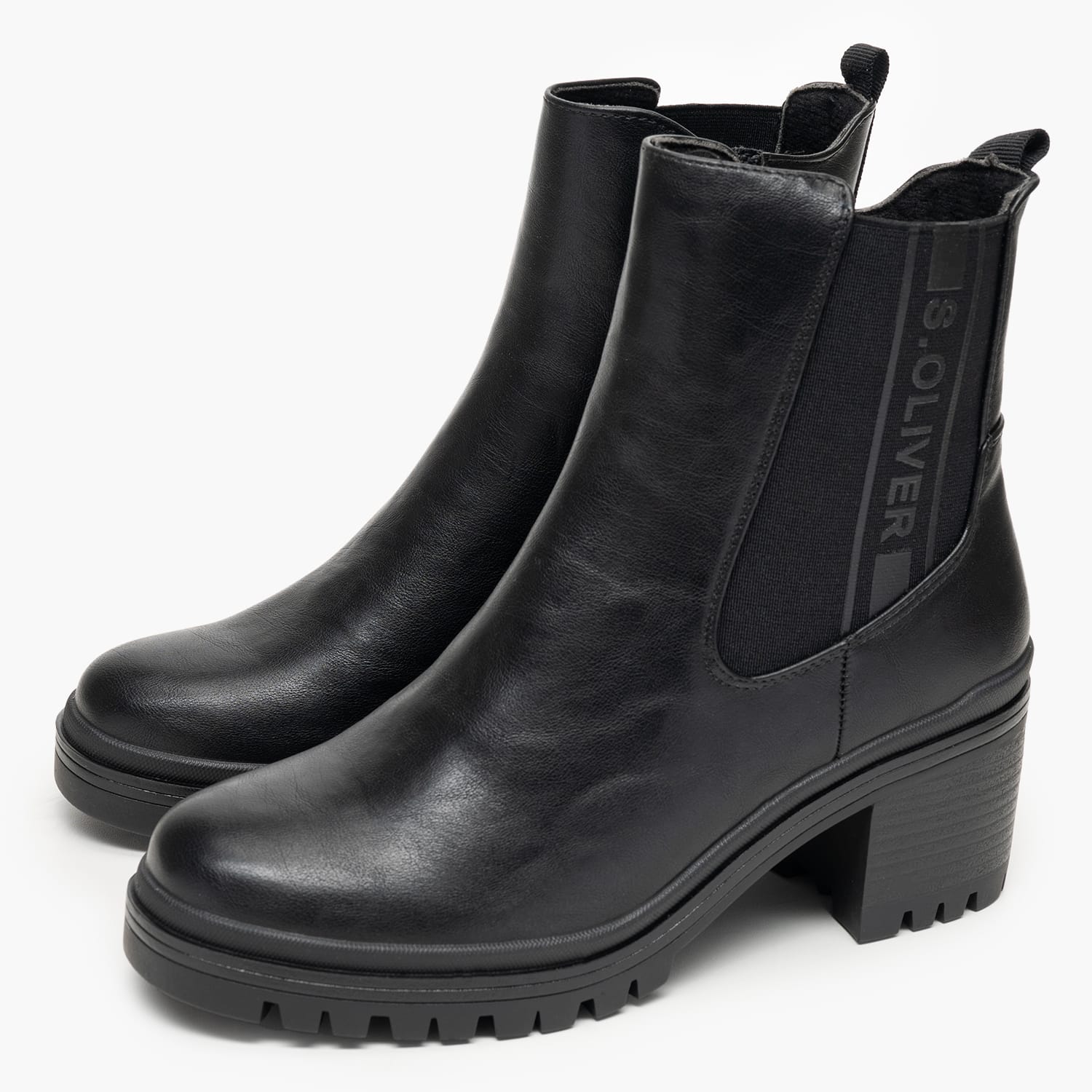 S.Oliver 25431 Γυναικείο Μποτάκι S.Oliver 25431-Black