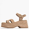 Komis and Komis C.206 Womens Platform Low Komis and Komis C.206-Taupe