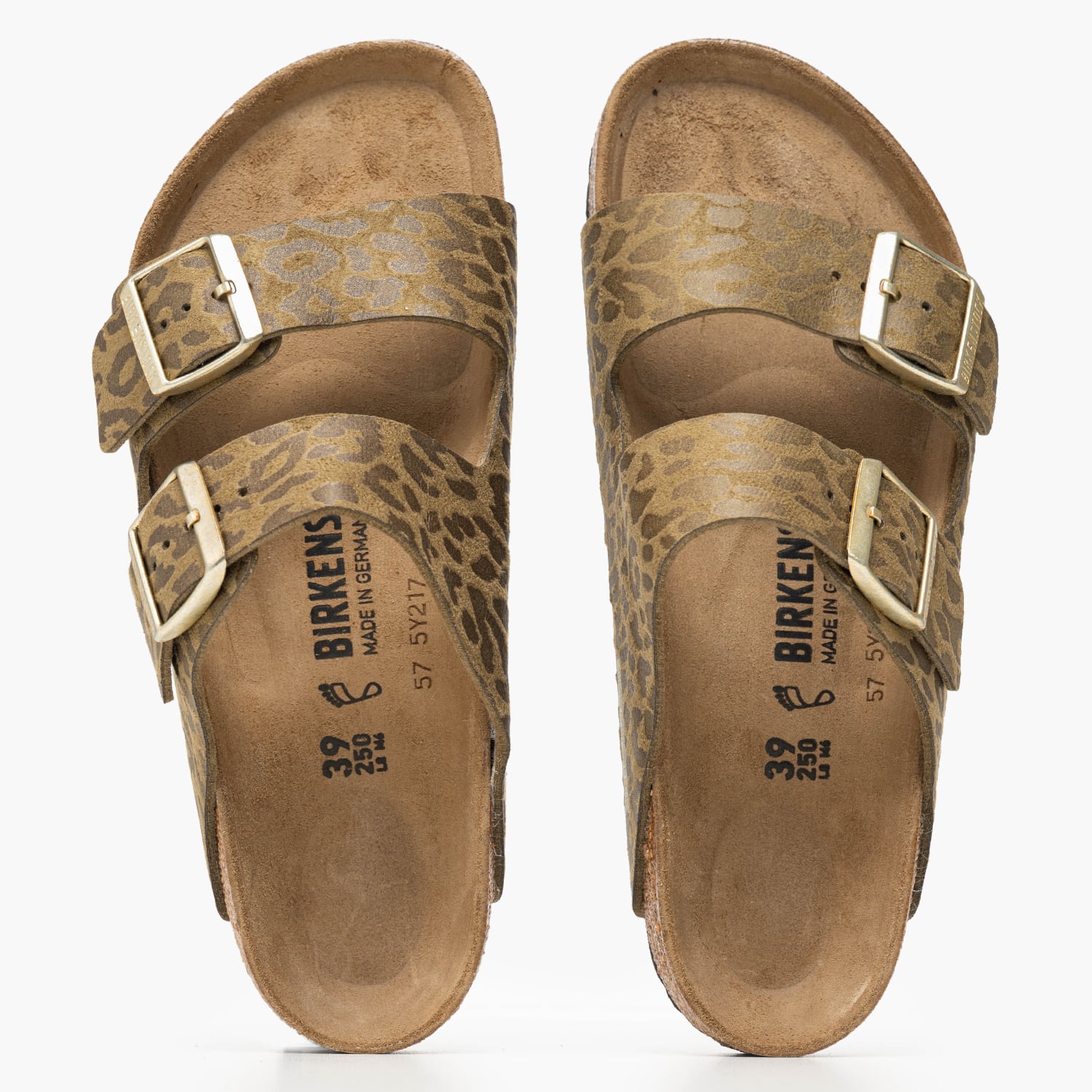 Birkenstock Arizona.Leo.K Γυναικείo Flat Birkenstock Arizona.Leo.K-Khaki