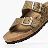 Birkenstock Arizona.Leo.K Γυναικείo Flat Birkenstock Arizona.Leo.K-Khaki